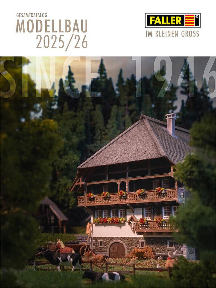 Faller 190905 Complete Catalog Model Building 2025/2026 NEW