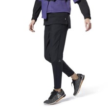 NWT - REEBOK Women's ''OS THERMOWARM DELTAPEAK' Black DY8153 TRAINING PANTS - S