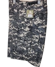 Digital Camo Cargo Shorts Men's 3XL Rothco Subdued Urban Army Fatigue BDU Combat