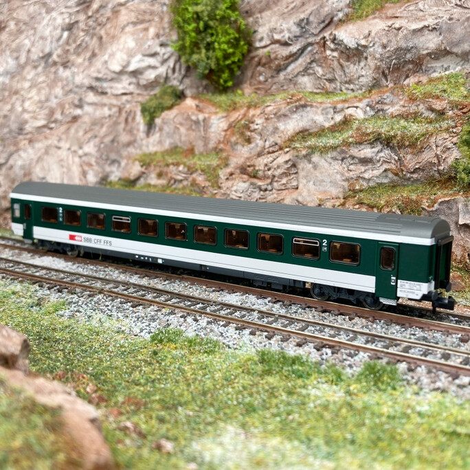 Voiture voyageurs EW IV SBB Fleischmann 890328 train miniature échelle N