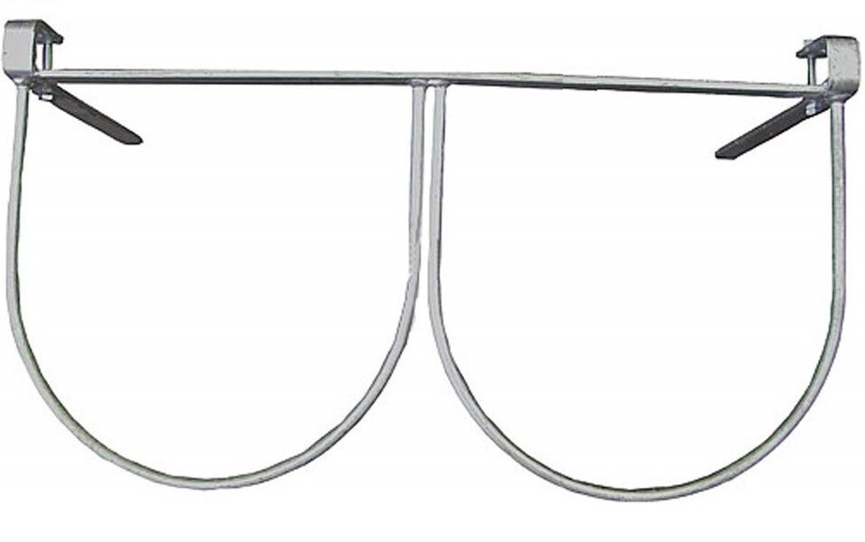 CALF LIVESTOCK DOUBLE BUCKET HOLDER For 2 Buckets Sheep Goat Hanging