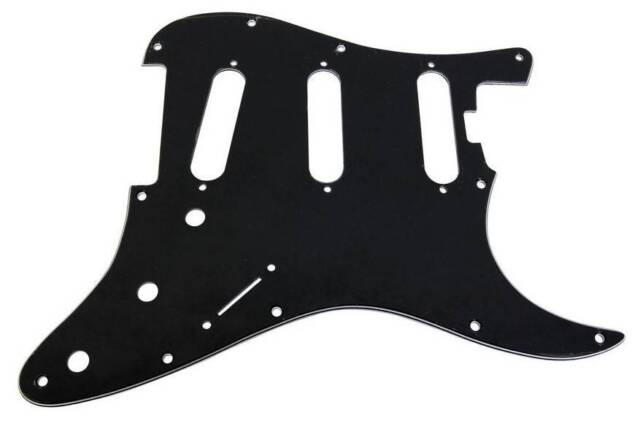 11-Hole Mount Fender 099-1360-000 Pickguard 3-Ply W//B//W Stratocaster/® S//S//S