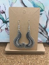 2.5 Silver-tone Earring Set Boho Retro Dangle Drop Hook New Free Ship 3482