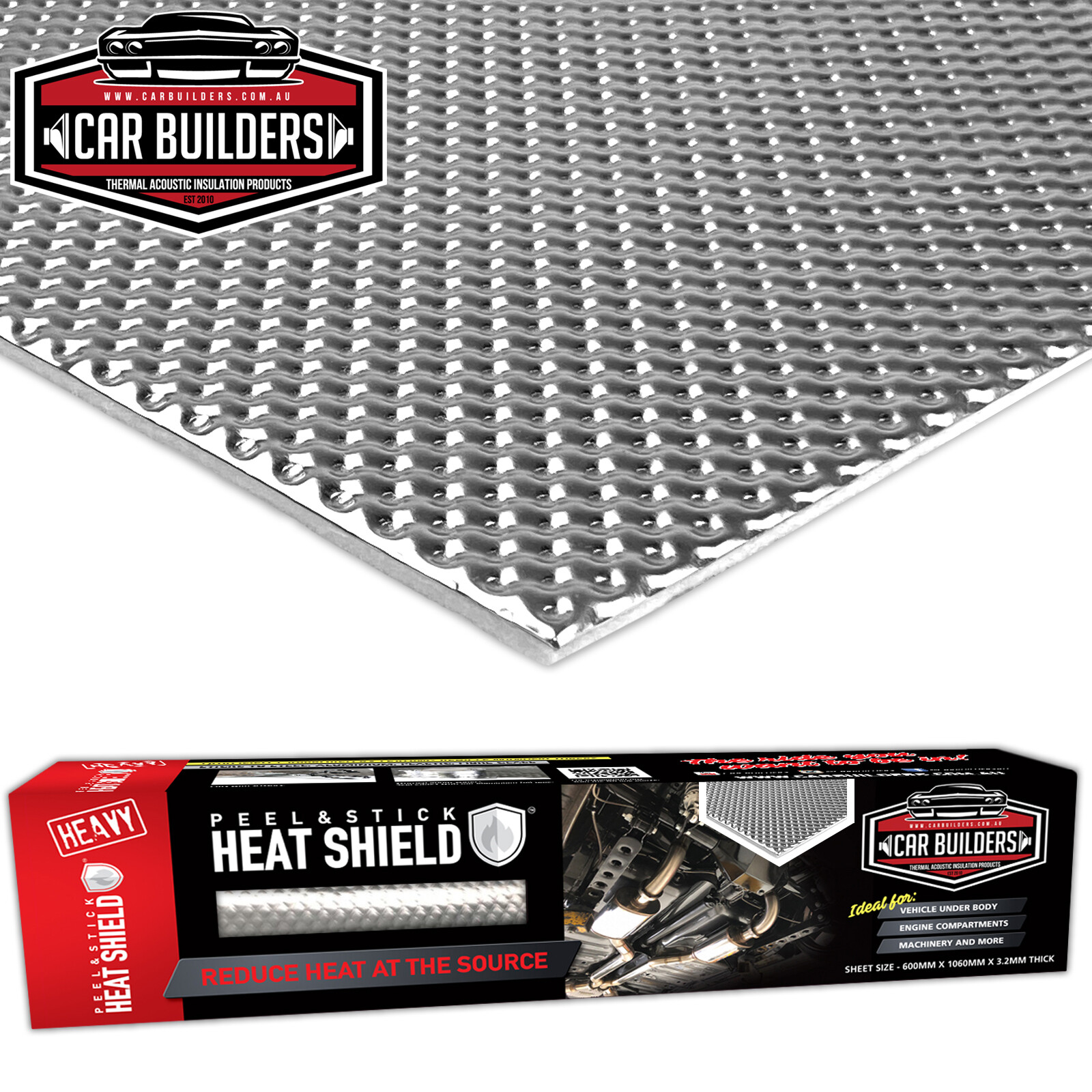 Car Builders Underbody Heat Shield Self Adhesive PREMIUM HIGH QUALITY | eBay