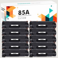 10 Pack CE285A 85A Black Laser Toner Cartridge For HP LaserJet Pro P1109W  P1102