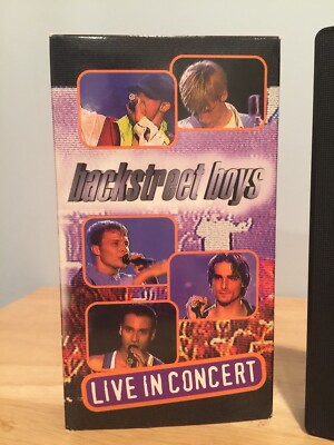 Backstreet Boys Live in Concert (Limited Edition) VHS 1997 Quit