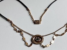 💜Ancien Collier d’esclave XIXème, fermoir Régional Or 18 ct’s, emblème Faucon💜