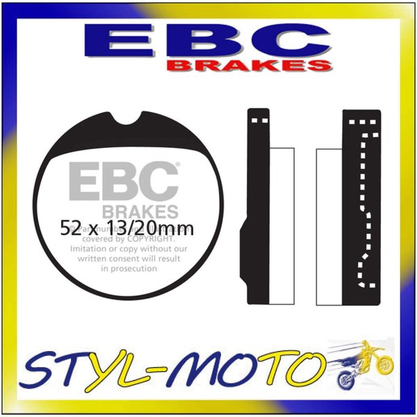 FA013 BeläGe Organisch Aramid Vorne Links EBC Honda CB 750 K 1978-image