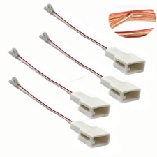 4x Car Door Speaker Wiring Harness Adapter For Toyota 4 Runner Sequoia Corolla