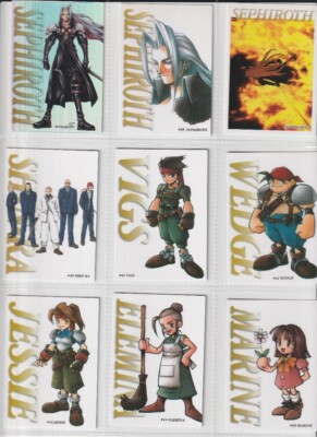Carddass Masters 1997 Final Fantasy 7 139 card Set | eBay