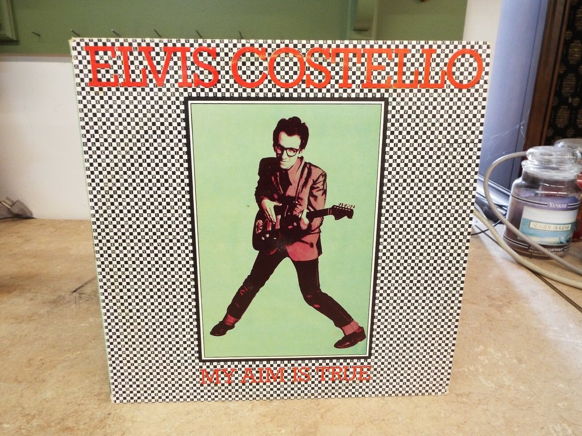 Elvis Costello My Aim Is True RARE Portugal Pressing Stiff LP
