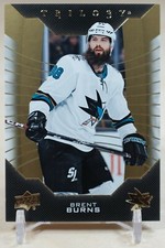 2019-20 Upper Deck Trilogy Hockey Base #28 Brent Burns - San Jose Sharks