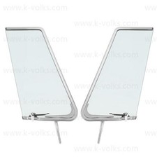 Type 2 Bus Split Screen Vent Window Complet Kits Stainless Steel Pair Left Right