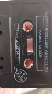 Panic Dizzy / Kwiksnax (Codemasters 1988) Commodore C64 (Tape) works