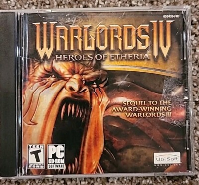 Warlords IV Heroes Of Etheria Game PC Game WinXP Ubisoft 2003