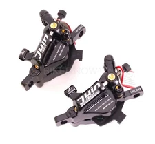 Juin Tech M1 MTB Bike Cable actuated hydraulic Disc Brakeset w/160mm Rotor Black