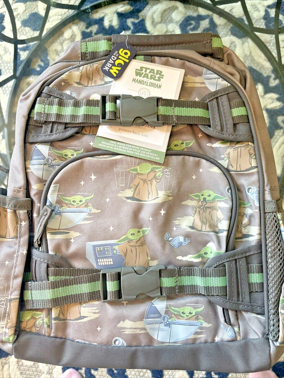 PONY Ceramiche Fienile Scuola GRANDE ZAINO STAR WARS Spazio Solo Mandaloriano Viaggio ? .