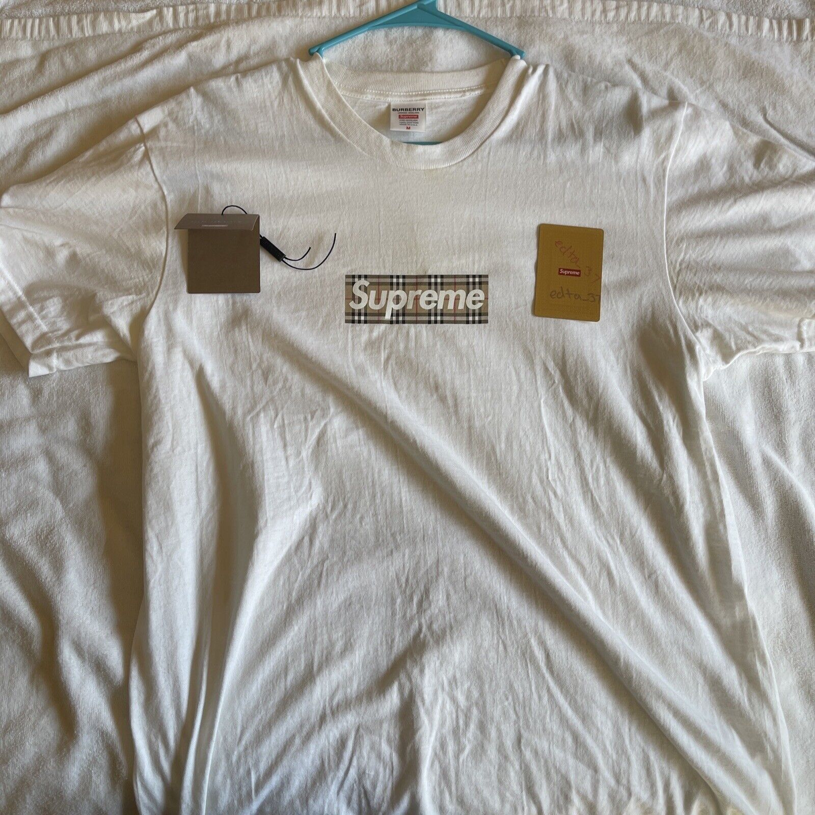 Supreme x Louis Vuitton Bear Printed Tshirt White or Black, Women's  Fashion, Tops, Blouses on Carousell