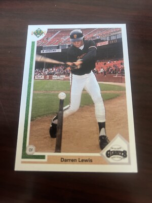 1991 Upper Deck Final Edition Darren Lewis #38F San Francisco Giants 
