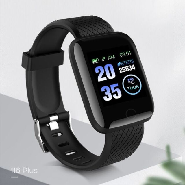 Sports Fitness Tracker Watch Heart Rate Blood Pressure Activity Monitor Step UK