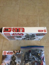 Lego Star Wars First Order Heavy Scout Walker 75177 InComplete No figures Used