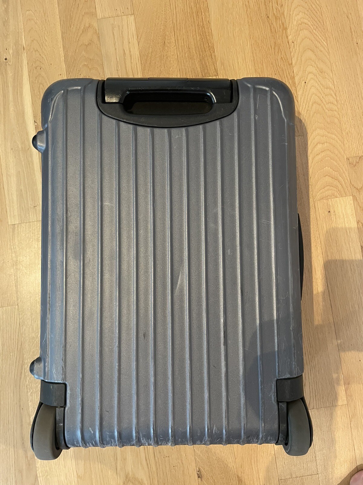 RIMOWA Trolley Cabin S Grau zwei Rollen vintage gebraucht guter