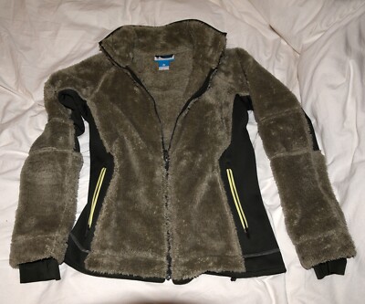 Vintage Columbia thick hooded Fleece Full Zip Jacket 'sdeath Sports large mens 