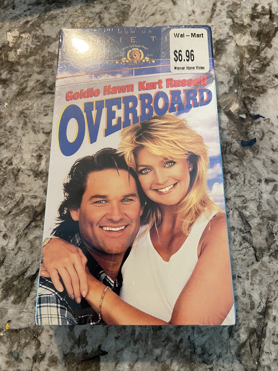 VHS Vintage OVERBOARD Kurt Russell Goldie Hawn Factory Sealed Get
