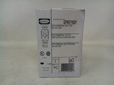GFCI Receptacle,15A,125VAC,5-15R,Gray