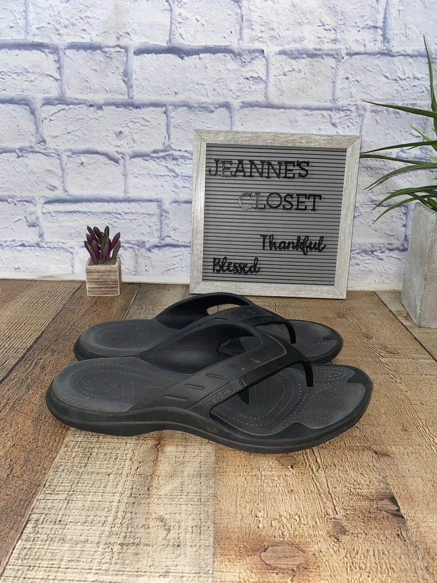 Crocs men's modi sport flip flops sale
