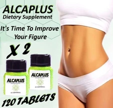 ALCAPLUS DIETARY SUPPLEMENTWEIGHT / 120 TABLETS ADELGAZANTE  NATURAL  !