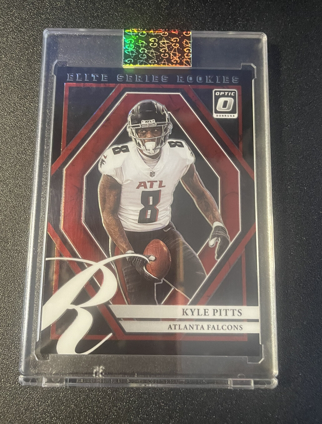 2021 Donruss Optic #ESR-10 Kyle Pitts Elite Series Rookies Black Pandora 09/25