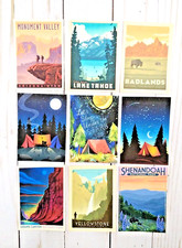 9 Camping in the United States Handmade Journal Cards Scrapbooks Crafts