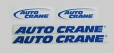 Auto Crane Vinyl Decals Sticker Emblem Logo Graphic Boom AUTOCRANE truck