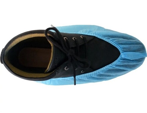 30 Pair Disposable Over Shoe Cover Heavy Duty Polypropylene Elasticated One Size - Picture 4 of 5
