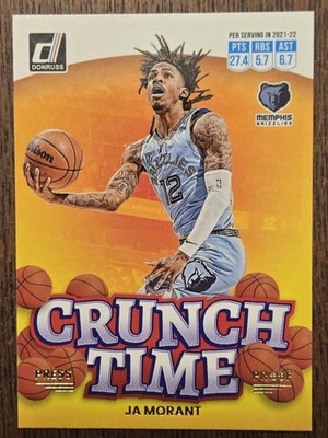 Ja Morant , 2022-23 Panini Donruss - Crunch Time , Press Proof