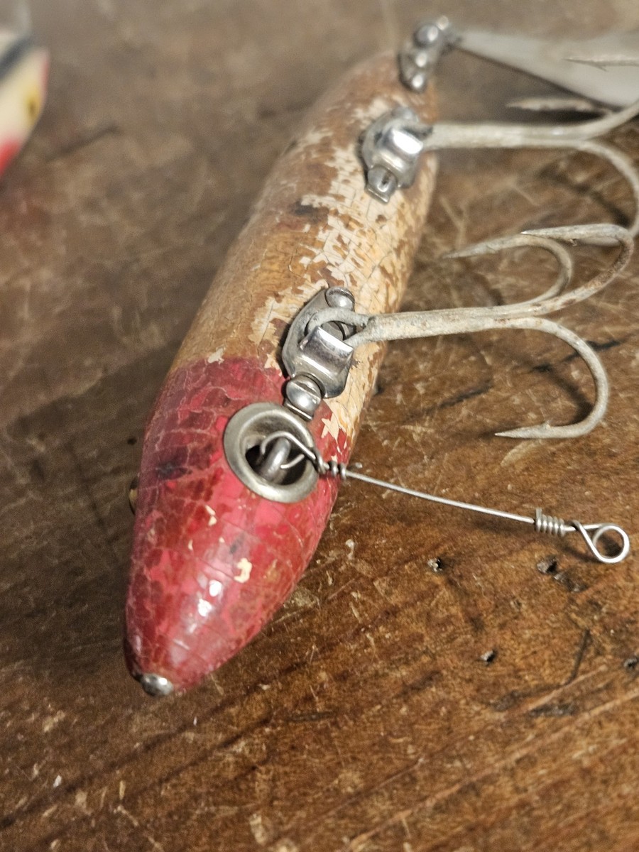 Leurre Heddon Wood Basser - Œil En Verre LUM - Topwater - Occasion état Excellent