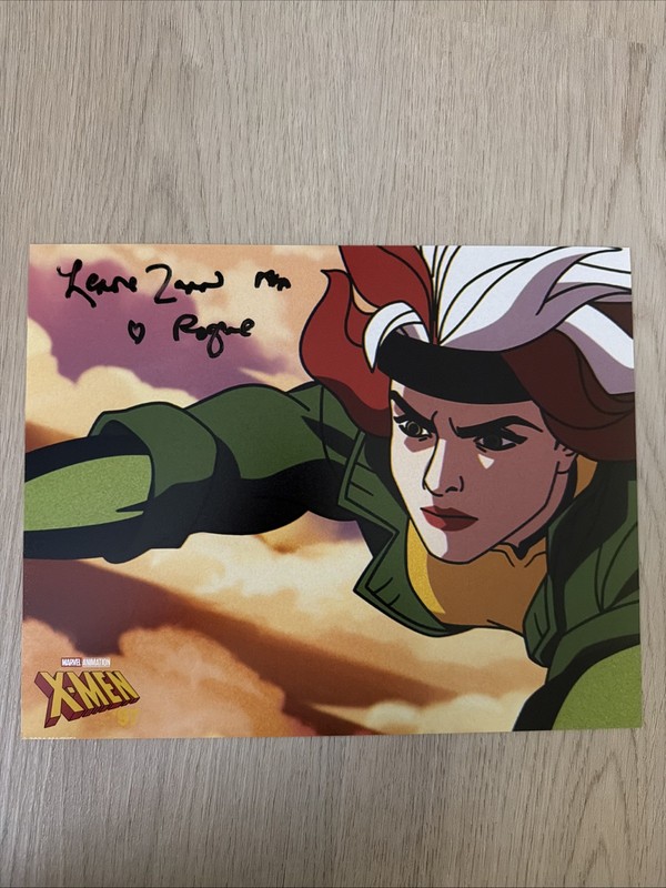 Lenore Zann 8x10 animated x-men Rogue Great Condition