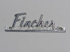Vtg Fincher Amc-oldsmobile Miami Florida Metal Dealership Badge Emblem Tag Fl