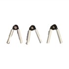 Strength Training Hand Gripper Set 3pcs Metal Foam Unisex White Black — photo 1