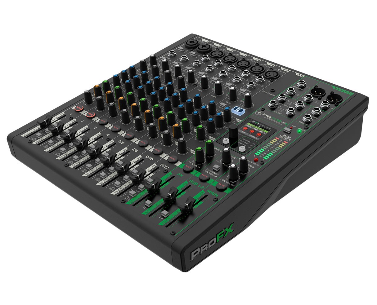 Mackie ProFX12v3+ 12-Chnl Analog Mixer w/USC-C Audio Interface & Bluetooth