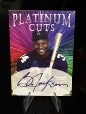 🏆 Bo Jackson “PLATINUM Cuts” Limited Edition Collectible Card-Facsimile Auto