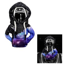 Car Shift Knob Hoodie Cover, Funny Gear Shifter Protector Mini Starry Sky