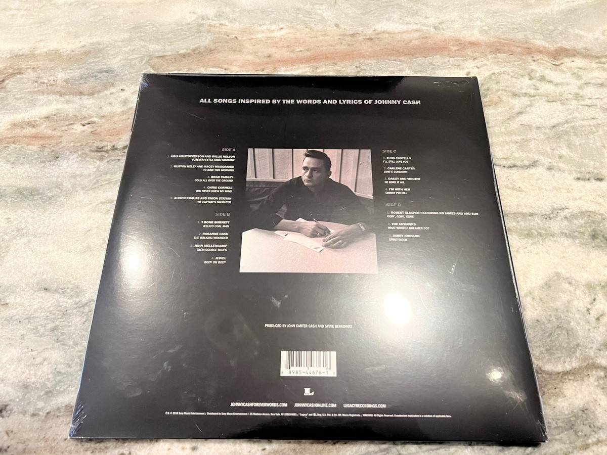 欧2LP Various Johnny Cash: Forever Words 88985446761 Legacy, Sony Music /00520 Amazon.com: Johnny Cash: Forever Words: CDs & Vinyl