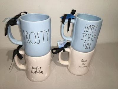 RAE DUNN CHRISTMAS FROSTY THE SNOWMAN COFFEE MUG COLLECTION**YOU PICK ONE**(NWT)