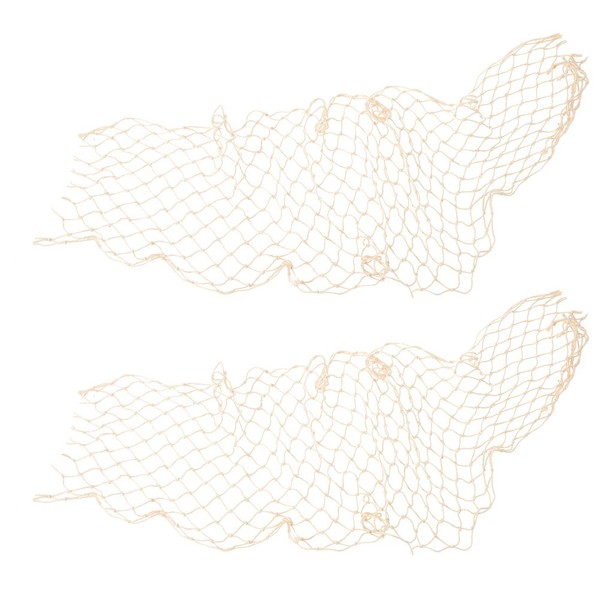  2 PCS Fish Netting Decorative Fishing Beach Theme Party Decorations