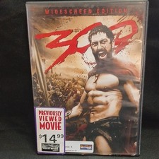 Warner Bros 300 DVD, Widescreen Edition, Action Military, 2007, Gerard Butler 
