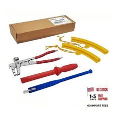 Professional Wheel Weight Tool Kit 4-Piece Set - Heavy Duty Rim Protector