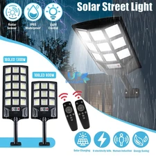 Outdoor Street Lamps Dusk To Dawn Super Bright LED Motion Sensing Solar Lights