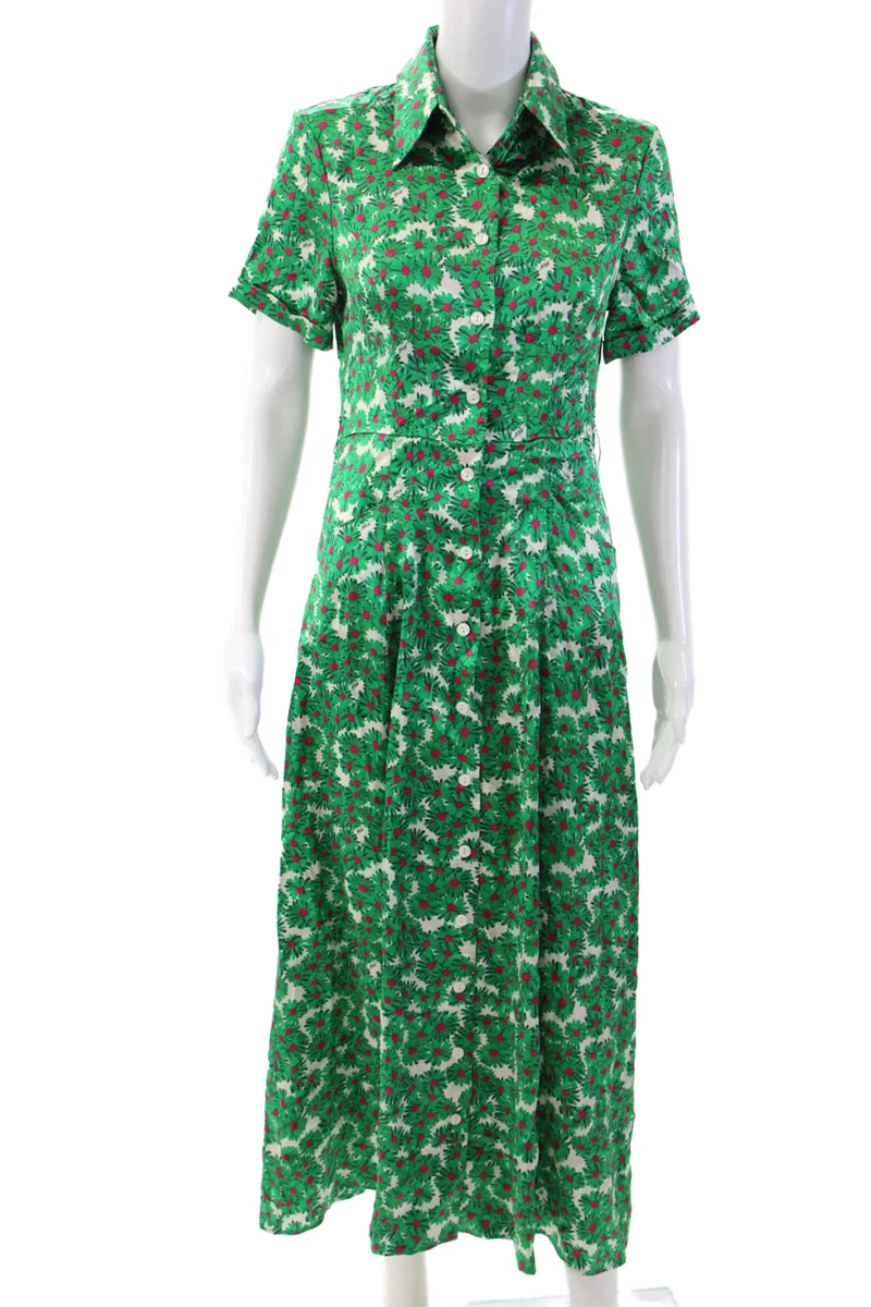 Green Collared Dresses for Women for sale | eBay